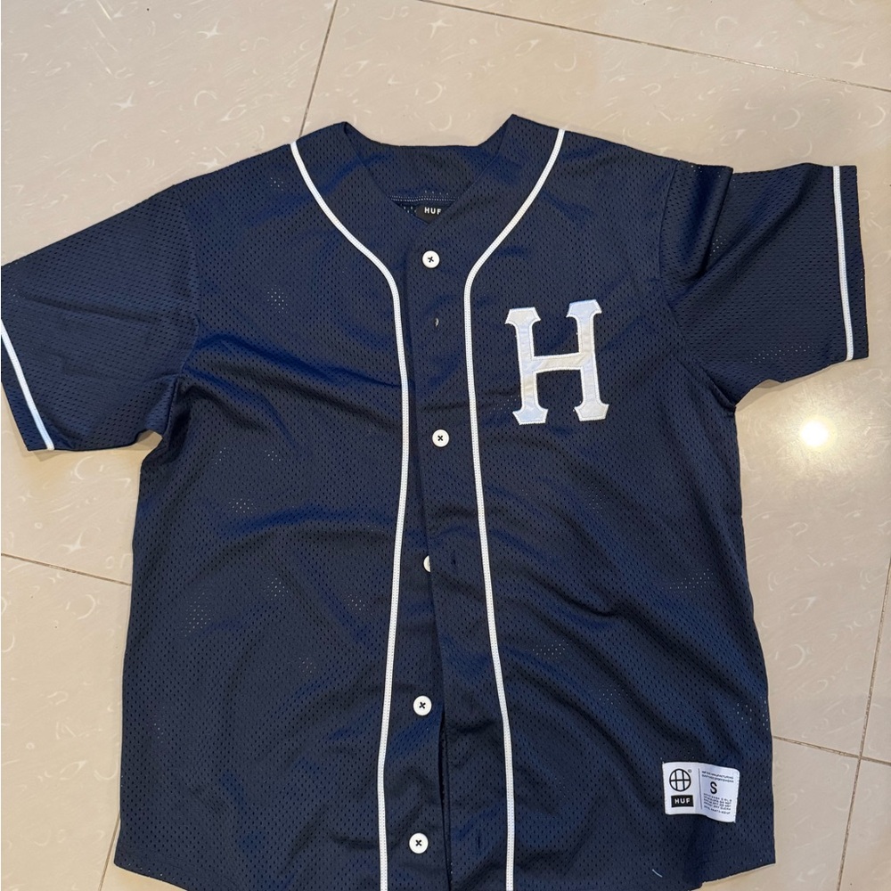 Navy Blue Baseball Jersey